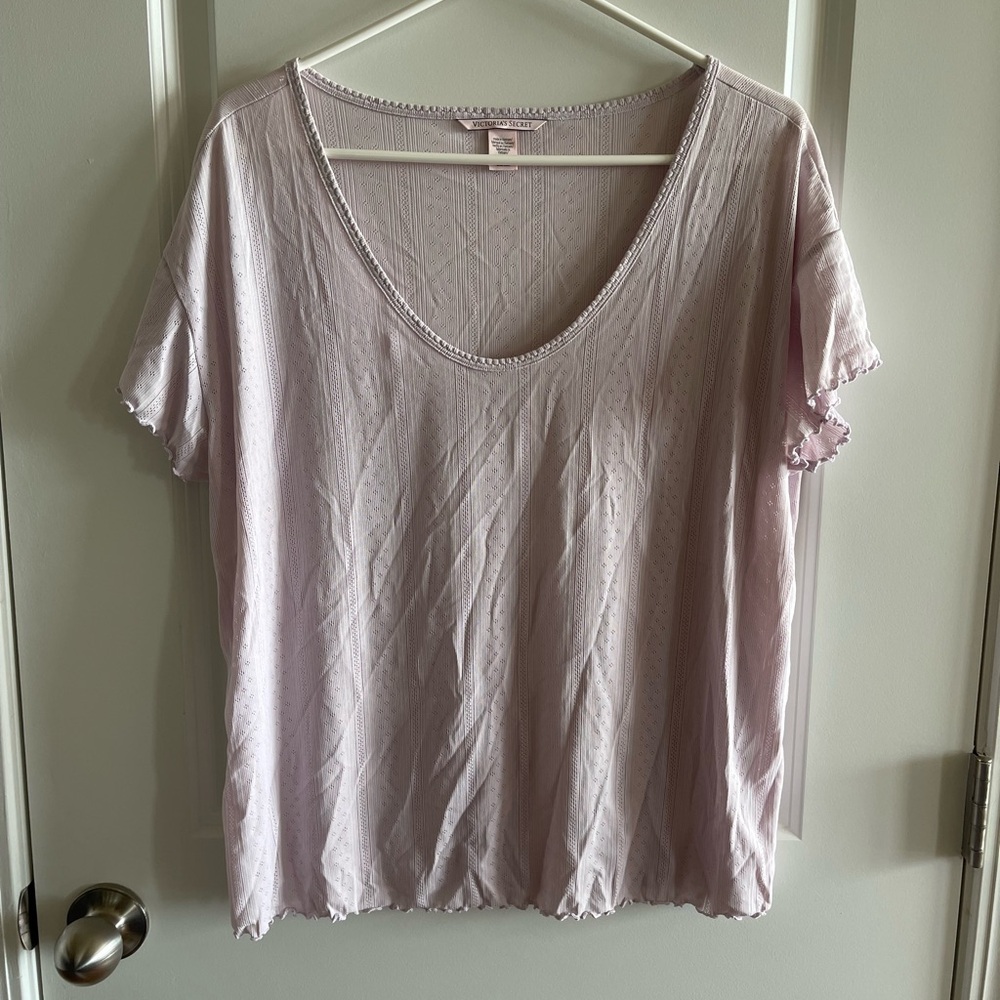 Victoria's Secret Soft Pink Short Sleeve Top